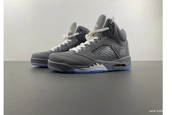  136027-005 136027-005  'Wolf Jordan 5 Retro Grey' 0331